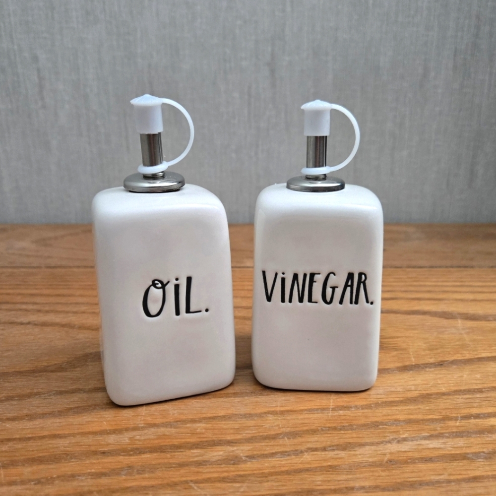 Rae Dunn Oil and Vinegar Cruets
